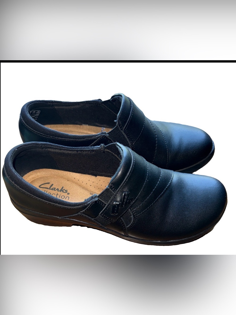 New Clarks Angie Pearl Womens Round Closed Toe Slip-On Shoe Size 7 Med Width